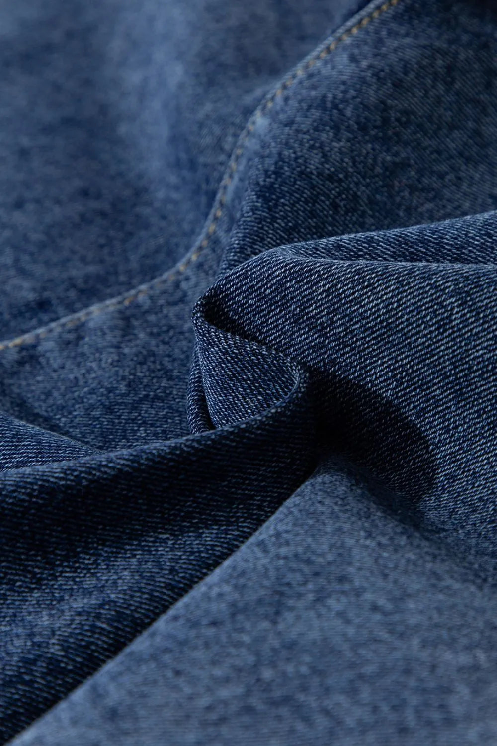 Asymmetrical Denim Skort with Pockets - Premium Women / Jeans & Denim from Trendsi - Just $35.46! Shop now at Handbags Specialist Headquarter