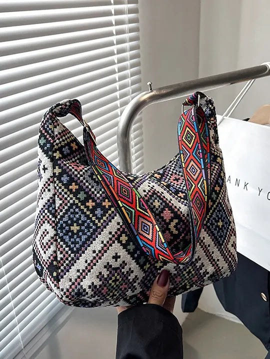 Geometric Adjustable Strap Crossbody Bag - Premium Crossbody Bags from Trendsi - Just $20.97! Shop now at Handbags Specialist Headquarter