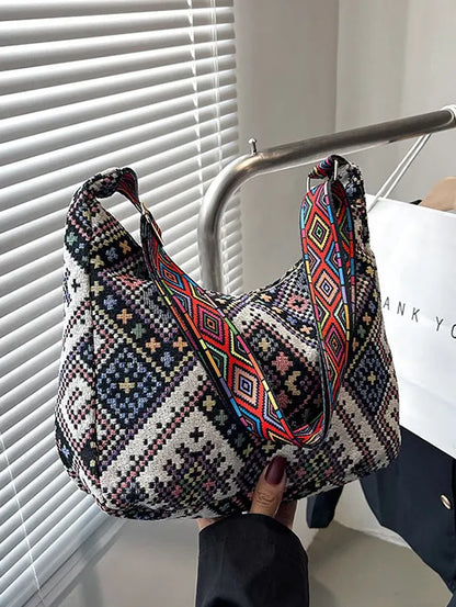 Geometric Adjustable Strap Crossbody Bag - Premium Crossbody Bags from Trendsi - Just $20.97! Shop now at Handbags Specialist Headquarter