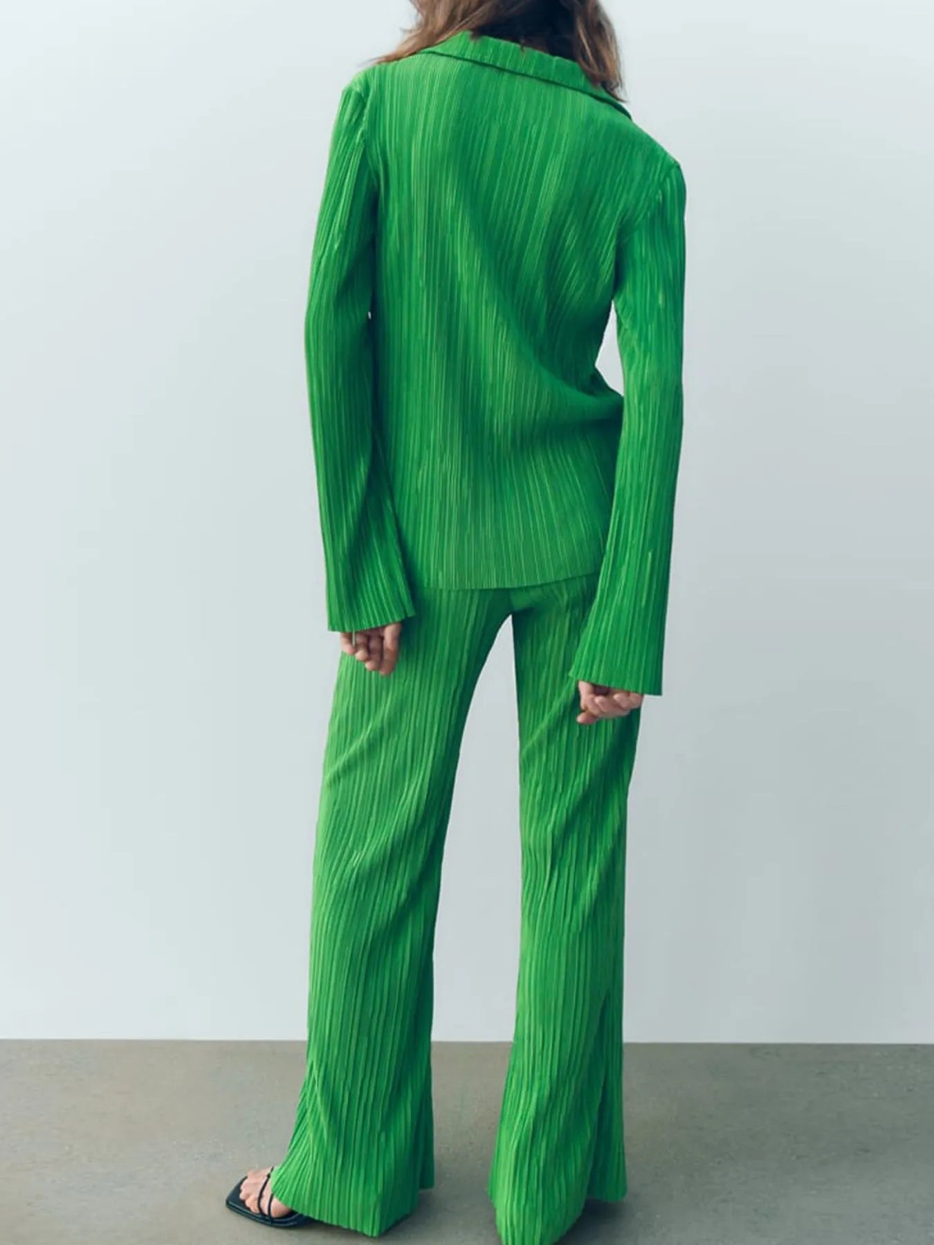 Texture Long Sleeve Top and Pants Lounge Set - Premium Sleepwear from Trendsi - Just $54.99! Shop now at Handbags Specialist Headquarter