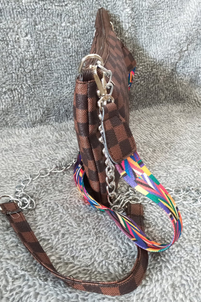 Adored PU Leather Studded Shoulder Bag - Premium handbags from Trendsi - Just $24.99! Shop now at Handbags Specialist Headquarter