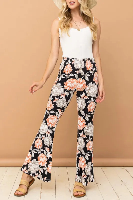 And The Why Wrinkle-Free Stretch Bell Bottom Flare Pants - Premium Bottoms from Trendsi - Just $36.56! Shop now at Handbags Specialist Headquarter