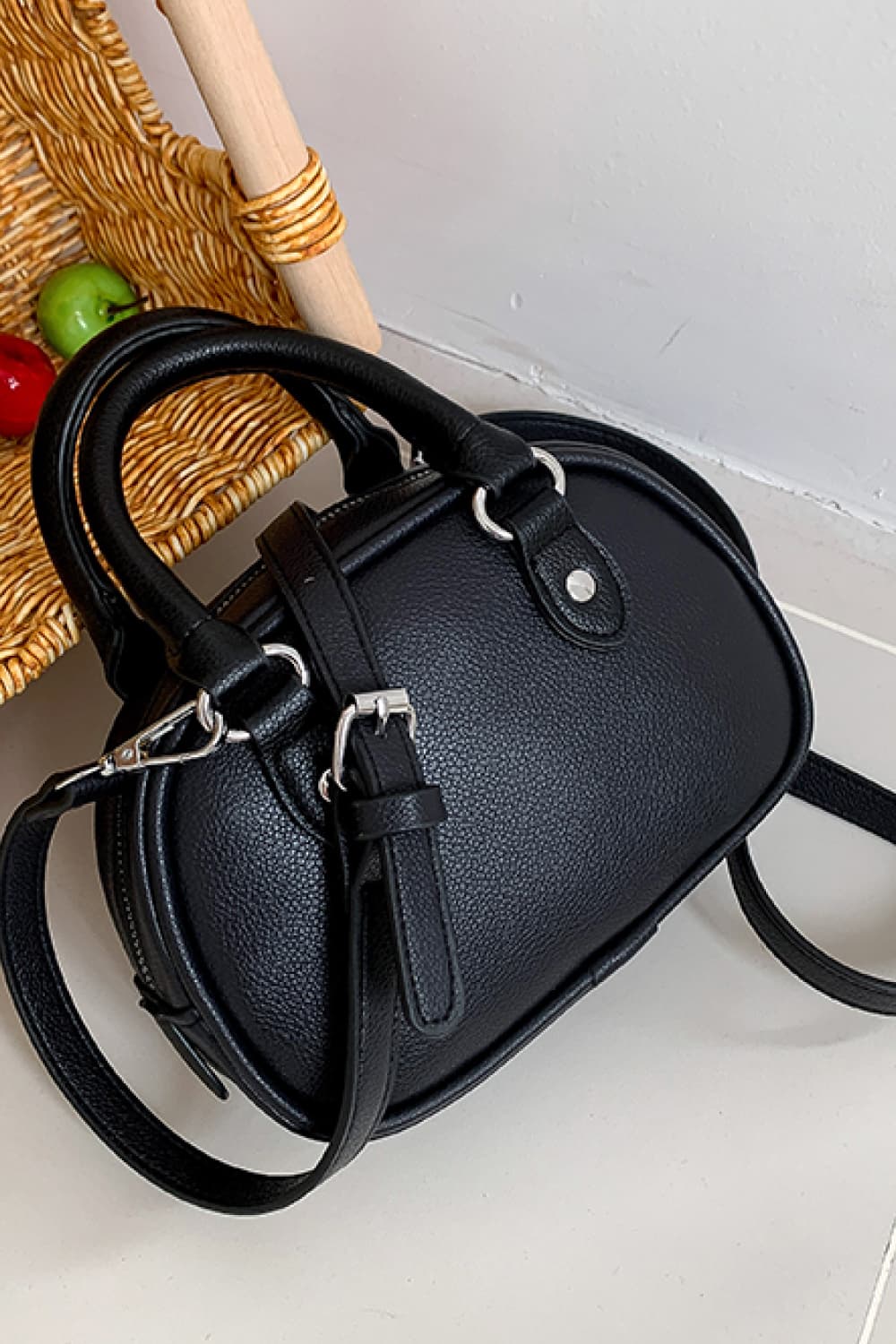 PU Leather Handbag - Premium Handbags from Trendsi - Just $21.99! Shop now at Handbags Specialist Headquarter