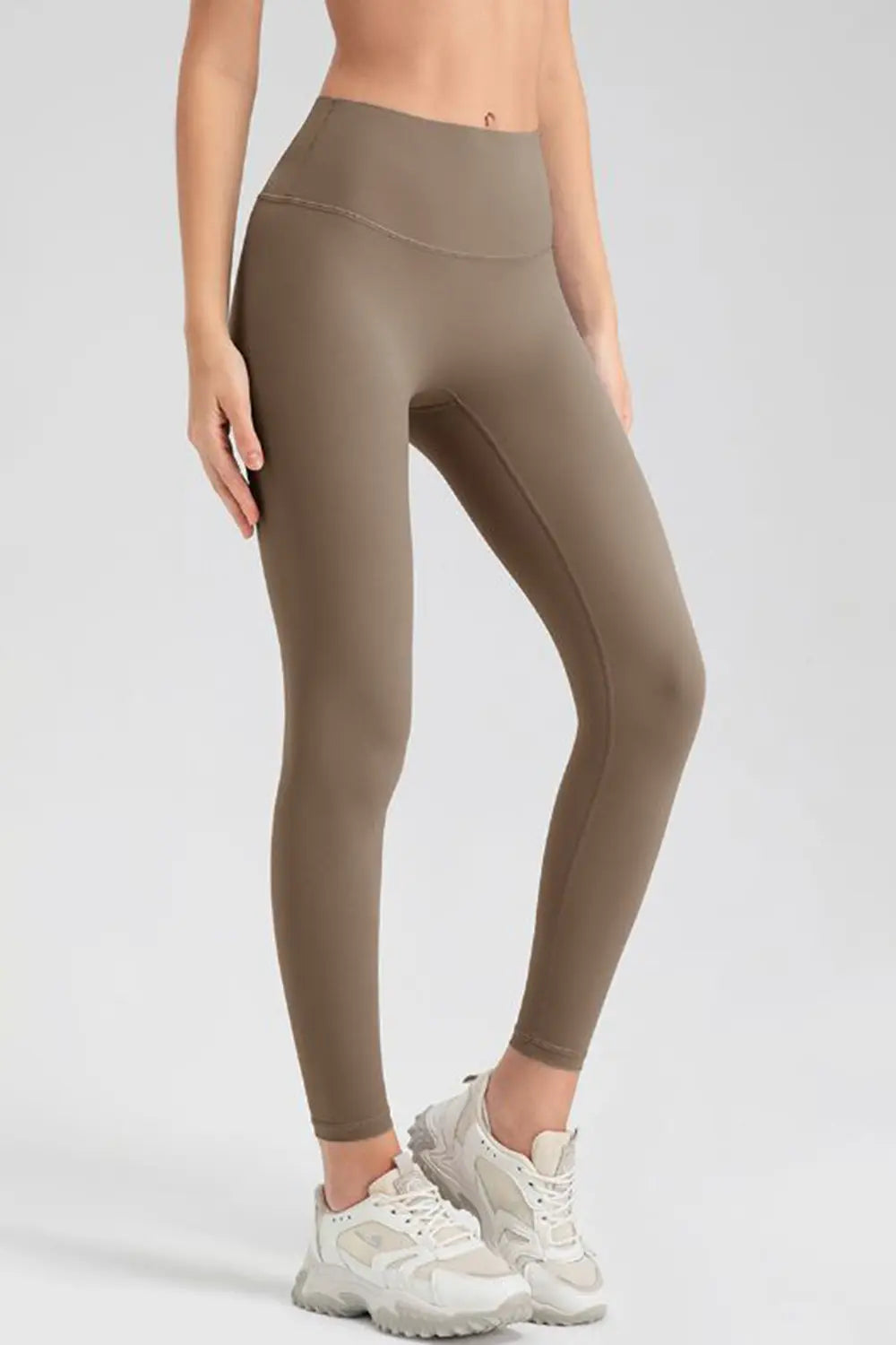 Wide Waistband Sport Leggings - Premium Leggings from Trendsi - Just $50.91! Shop now at Handbags Specialist Headquarter