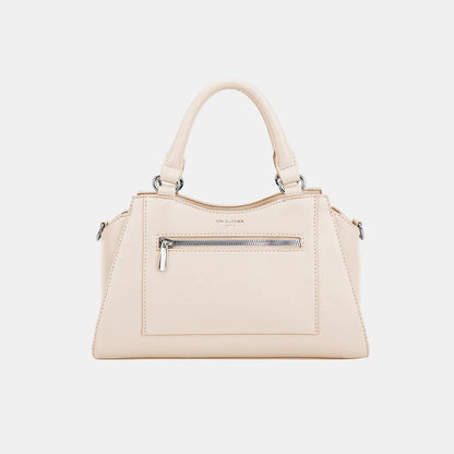 David Jones PU Leather Handbag - Premium Tote Bag from Trendsi - Just $43.99! Shop now at Handbags Specialist Headquarter