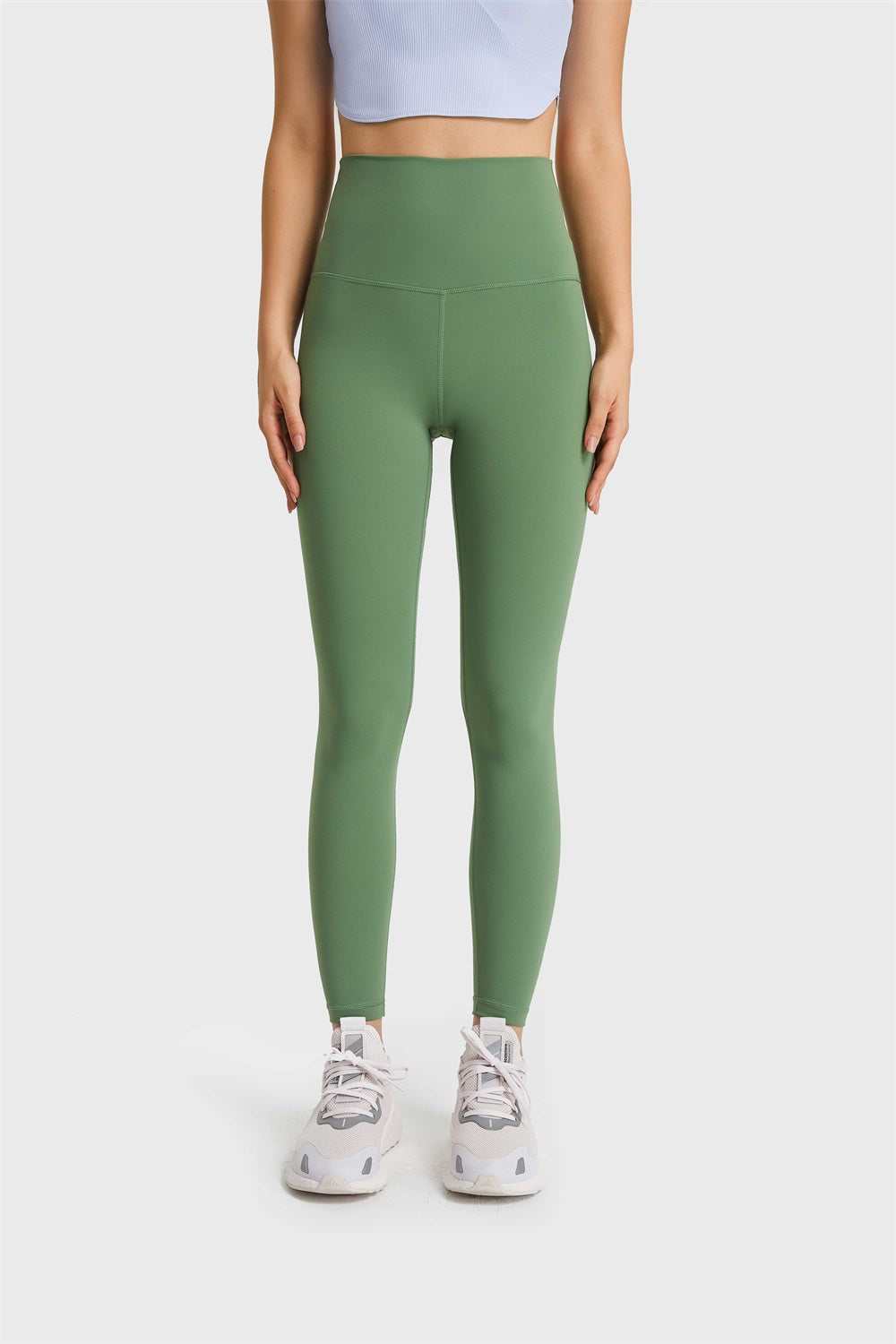 Millennia Ultra Soft High Waist Leggings - Premium Leggings from Trendsi - Just $57.72! Shop now at Handbags Specialist Headquarter