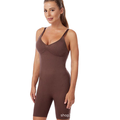 One-piece Shapewear Belly Lift Buttocks Flat Pants Open Crotch Post-partum Slimming Clothes Breast Support Sling Corset - Premium Bottoms from Shop1104660153 Store - Just $52.26! Shop now at Handbags Specialist Headquarter