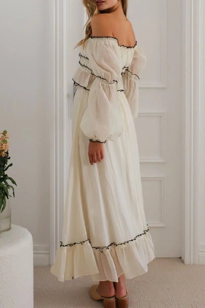 Off-Shoulder Top and Skirt Set - Premium Skirts from Trendsi - Just $37.99! Shop now at Handbags Specialist Headquarter