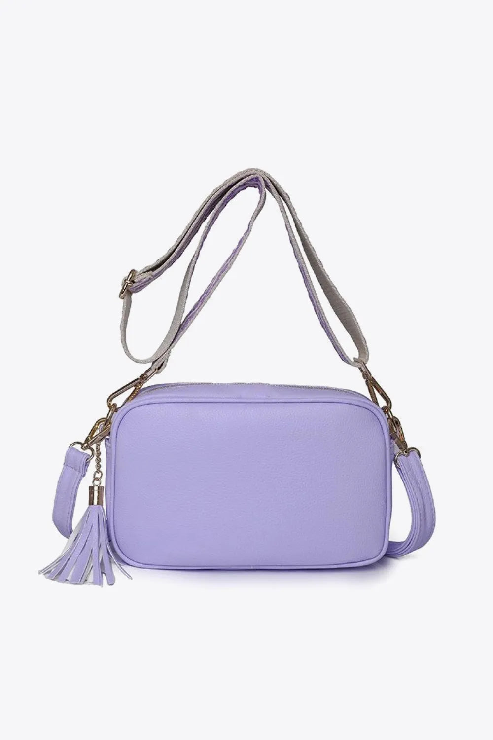 PU Leather Tassel Crossbody Bag - Premium handbags from Trendsi - Just $39.99! Shop now at Handbags Specialist Headquarter