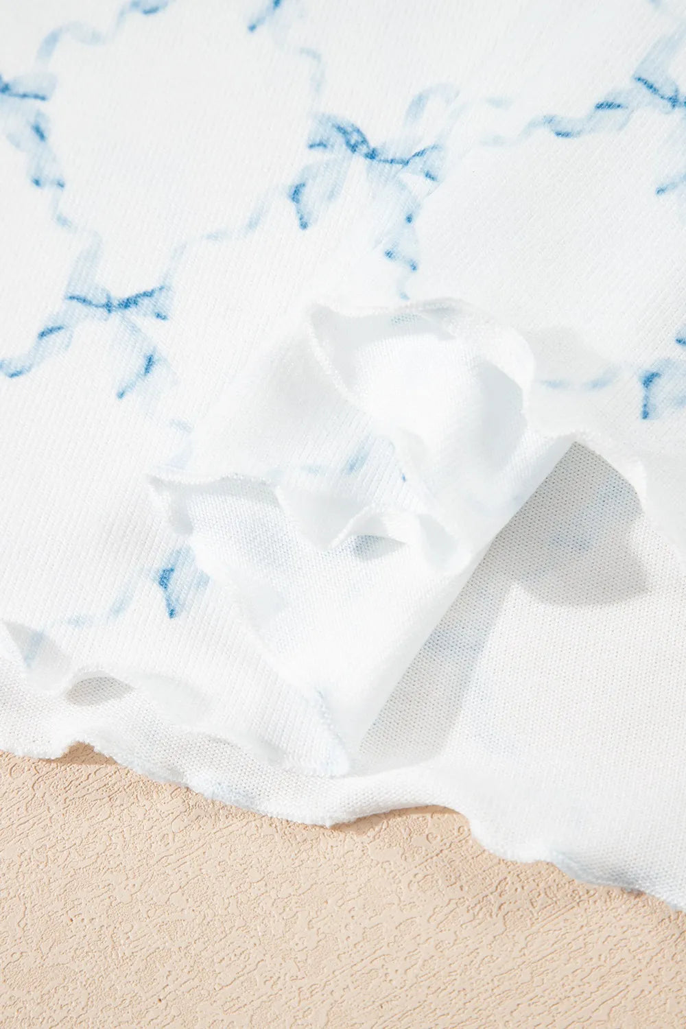 Printed Round Neck Top and Shorts Two-Piece Lounge Set - Premium Sleepwear from Trendsi - Just $39.99! Shop now at Handbags Specialist Headquarter