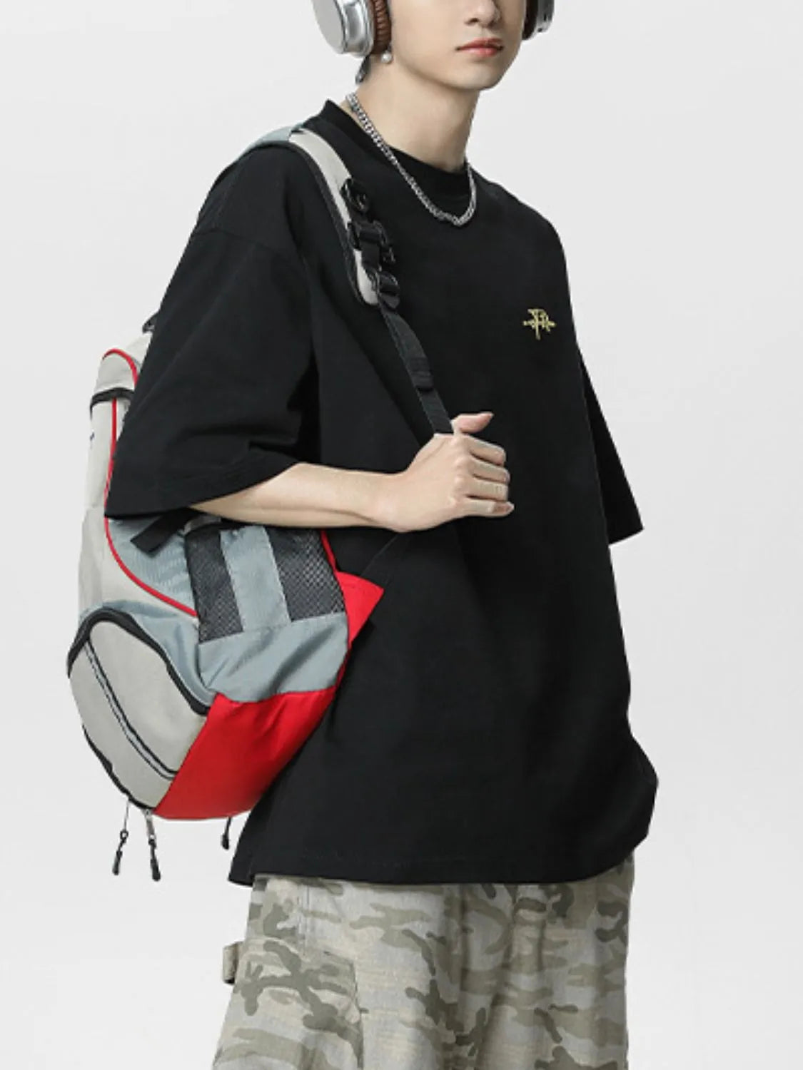 Men's Plus Size Round Neck Letter Graphic T-Shirt - Premium Men's T-Shirt from Trendsi - Just $27.99! Shop now at Handbags Specialist Headquarter