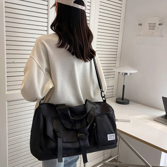 Oxford Cloth Multi-Pocket Travel Bag - Premium travel-bag from Trendsi - Just $39.99! Shop now at Handbags Specialist Headquarter