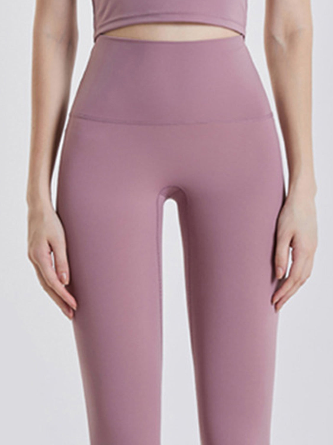 Wide Waistband Sports Leggings - Premium Leggings from Trendsi - Just $52.05! Shop now at Handbags Specialist Headquarter