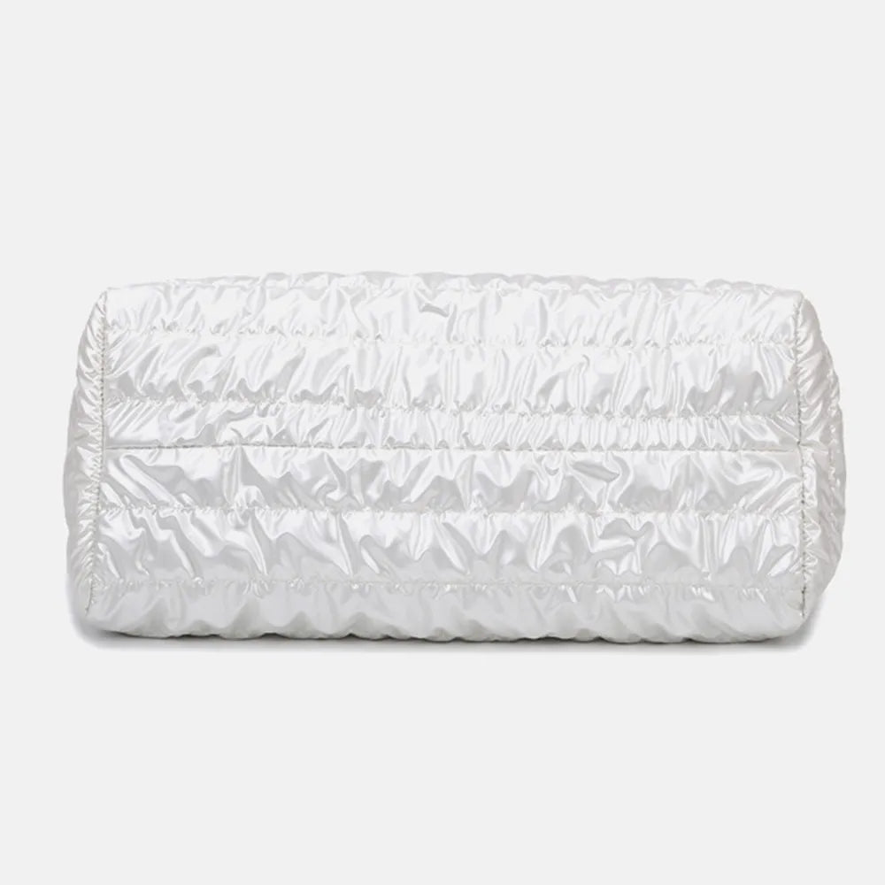 Quilted Nylon Oversize Travel Bag - Premium travel-bag from Trendsi - Just $44.99! Shop now at Handbags Specialist Headquarter