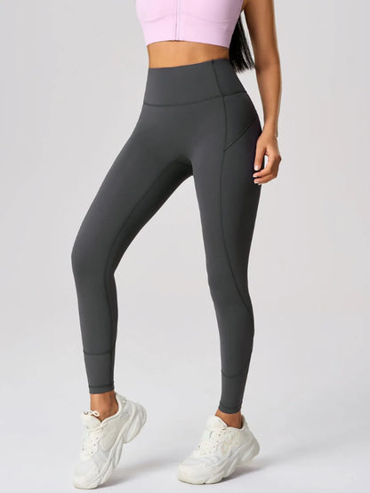 High Waist Active Leggings - Premium Leggings from Trendsi - Just $68.28! Shop now at Handbags Specialist Headquarter