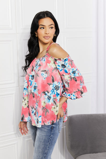 Sew In Love Full Size Fresh Take  Floral Cold-Shoulder Top - Premium Women / Jeans & Denim from Trendsi - Just $42! Shop now at Handbags Specialist Headquarter