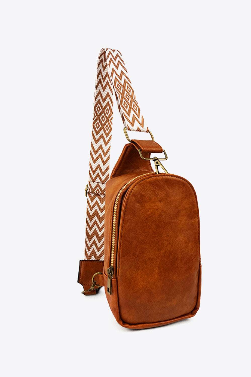 Random Pattern Adjustable Strap PU Leather Sling Bag - Premium Crossbody Bag from Trendsi - Just $32.99! Shop now at Handbags Specialist Headquarter