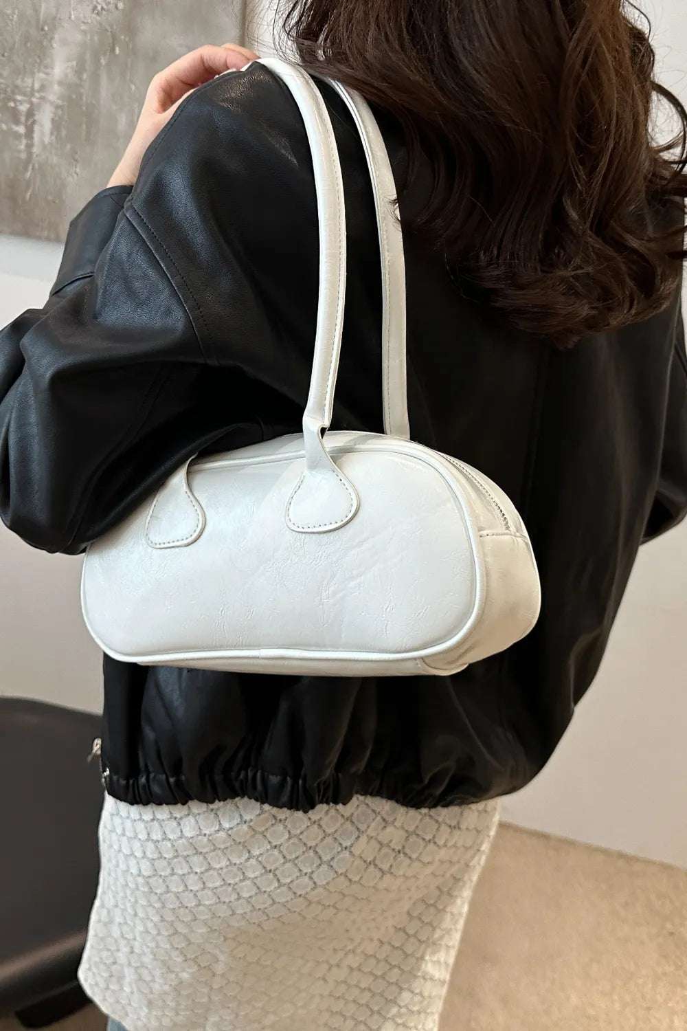 PU Leather Shoulder Bag - Premium Crossbody Bag from Trendsi - Just $18.99! Shop now at Handbags Specialist Headquarter
