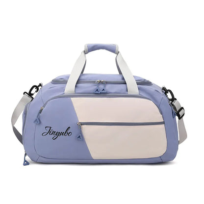 Contrast Nylon Travel Bag - Premium travel-bag from Trendsi - Just $44.99! Shop now at Handbags Specialist Headquarter