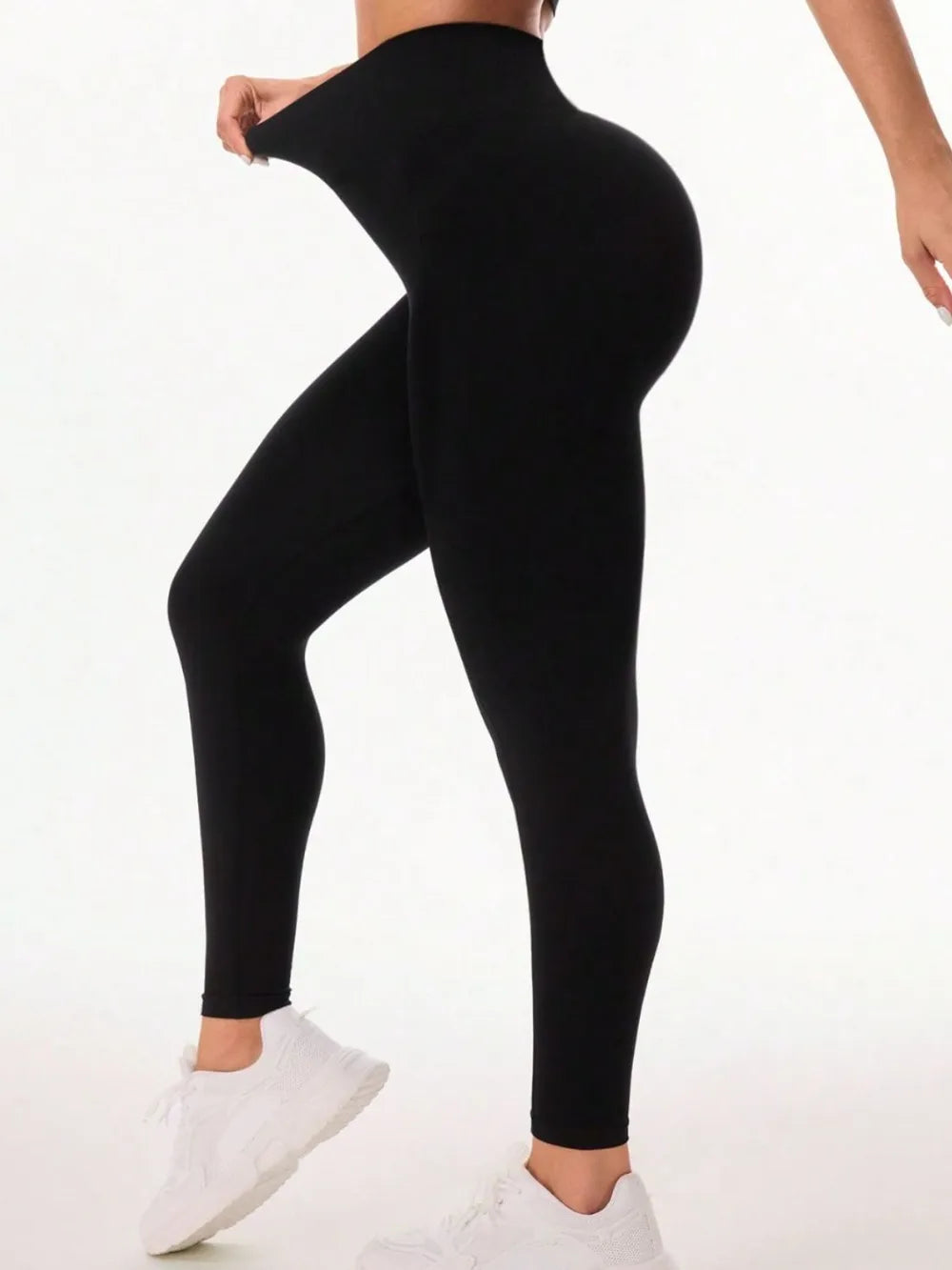 Pocketed High Waist Active Leggings - Premium Leggings from Trendsi - Just $40.35! Shop now at Handbags Specialist Headquarter