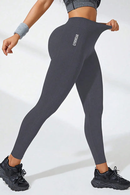 High Waist Active Leggings - Premium Leggings from Trendsi - Just $29.04! Shop now at Handbags Specialist Headquarter