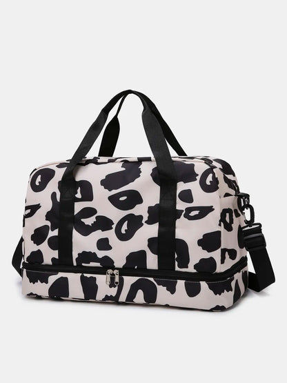 Oxford Cloth Leopard Travel Bag - Premium travel-bag from Trendsi - Just $39.99! Shop now at Handbags Specialist Headquarter