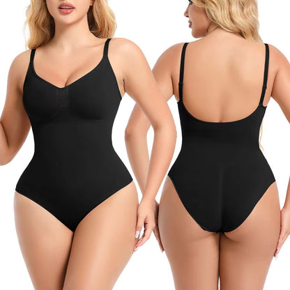 CurvySculpt Seamless Shaper Bodysuit for Women