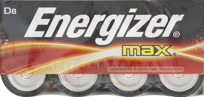 Energizer Premium D Alkaline Batteries 8-Pack