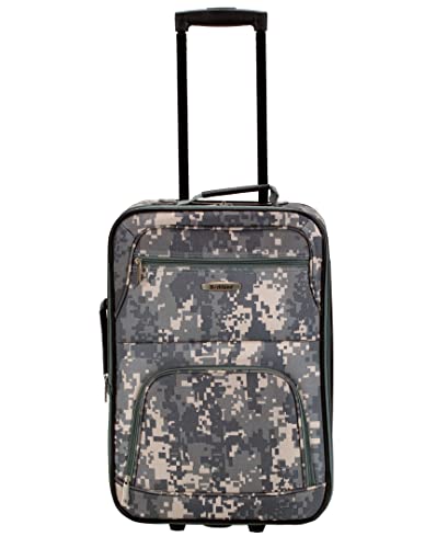 Charcoal Rockland Journey Expandable Luggage Set
