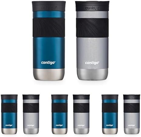 SNAPSEAL Grip Stainless Travel Mug 20oz - Blue/Berry