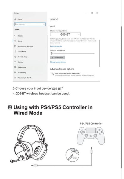 NUBWO G06 Dual Wireless Gaming Headset
