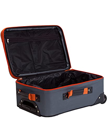 Charcoal Rockland Journey Expandable Luggage Set