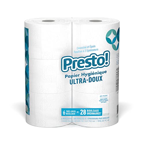 Presto! Ultra-Soft 2-Ply Family Mega Rolls Pack