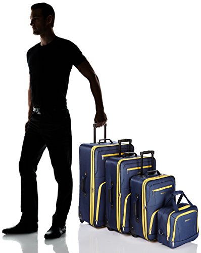 Charcoal Rockland Journey Expandable Luggage Set