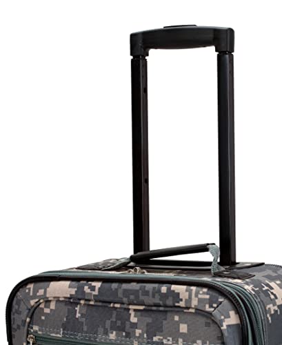 Charcoal Rockland Journey Expandable Luggage Set