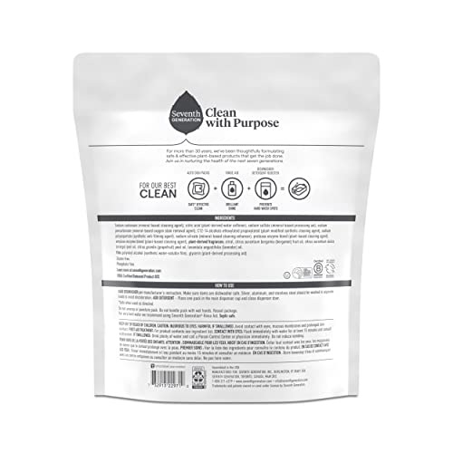 SeventhGen Citrus Sparkle Dishwasher Tabs Duo Pack