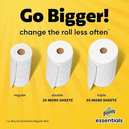 QuickClean Triple White Towels - 6 Roll Equivalent