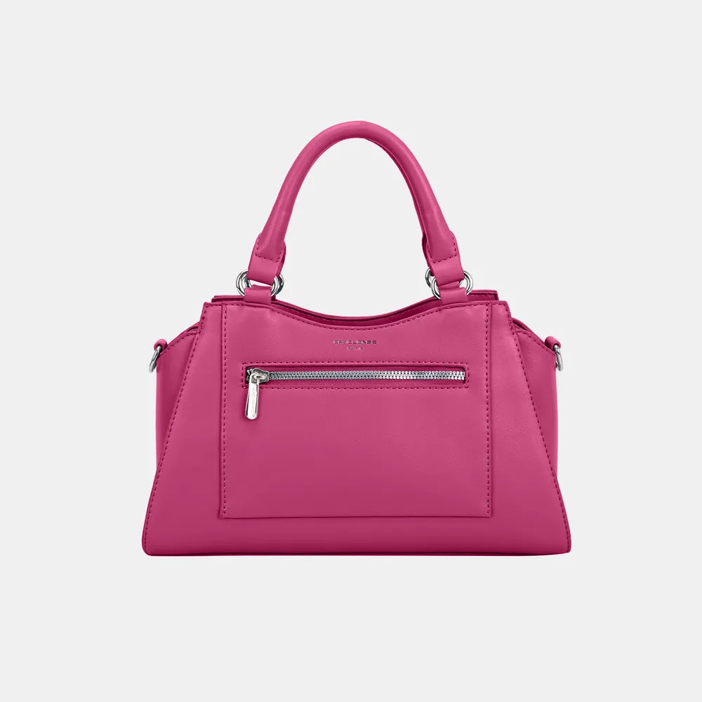 David Jones PU Leather Handbag - Premium Tote Bag from Trendsi - Just $43.99! Shop now at Handbags Specialist Headquarter