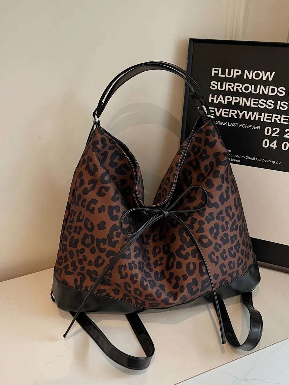Leopard Dual Purpose Crossbody Bag - Premium Crossbody Bag from Trendsi - Just $19.99! Shop now at Handbags Specialist Headquarter