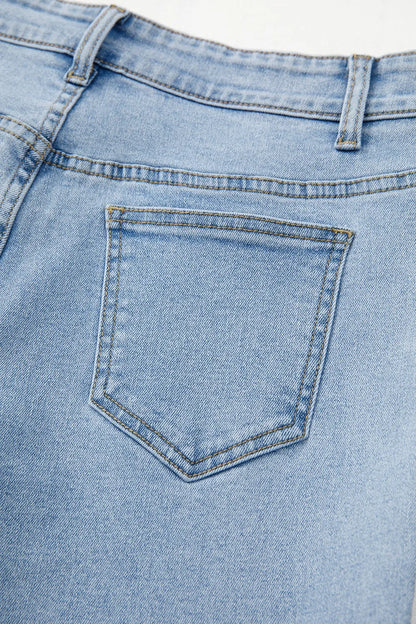 Bowknot Decor Cargo Jeans - Premium Women / Jeans & Denim from Trendsi - Just $56.70! Shop now at Handbags Specialist Headquarter