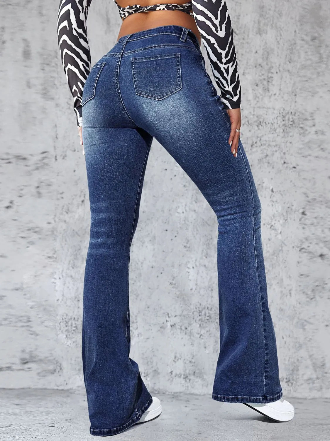 High Rise Jeans with Pockets - Premium Women / Jeans & Denim from Trendsi - Just $33.62! Shop now at Handbags Specialist Headquarter