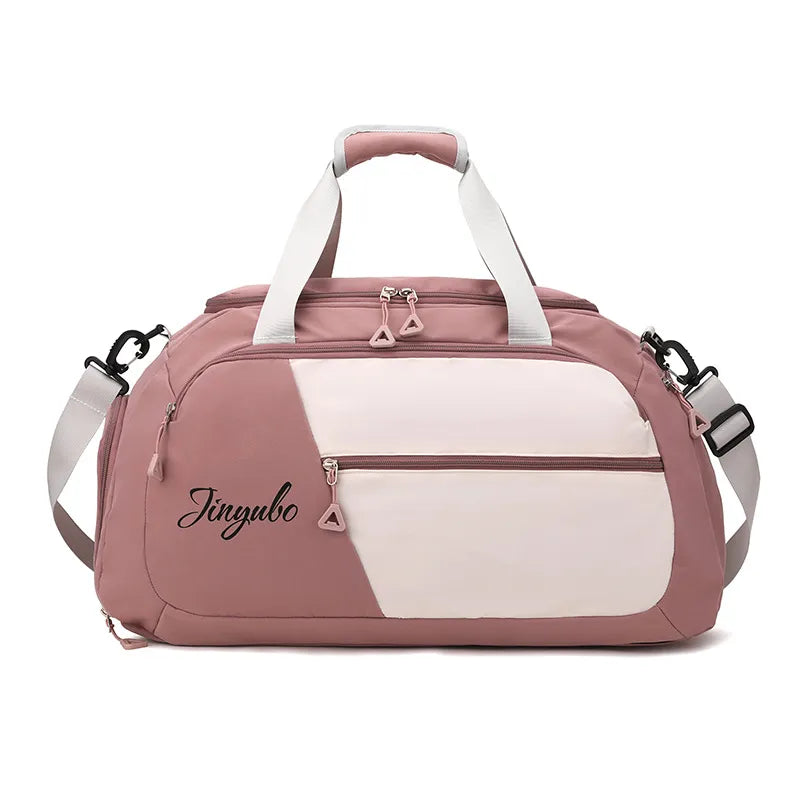 Contrast Nylon Travel Bag - Premium travel-bag from Trendsi - Just $44.99! Shop now at Handbags Specialist Headquarter