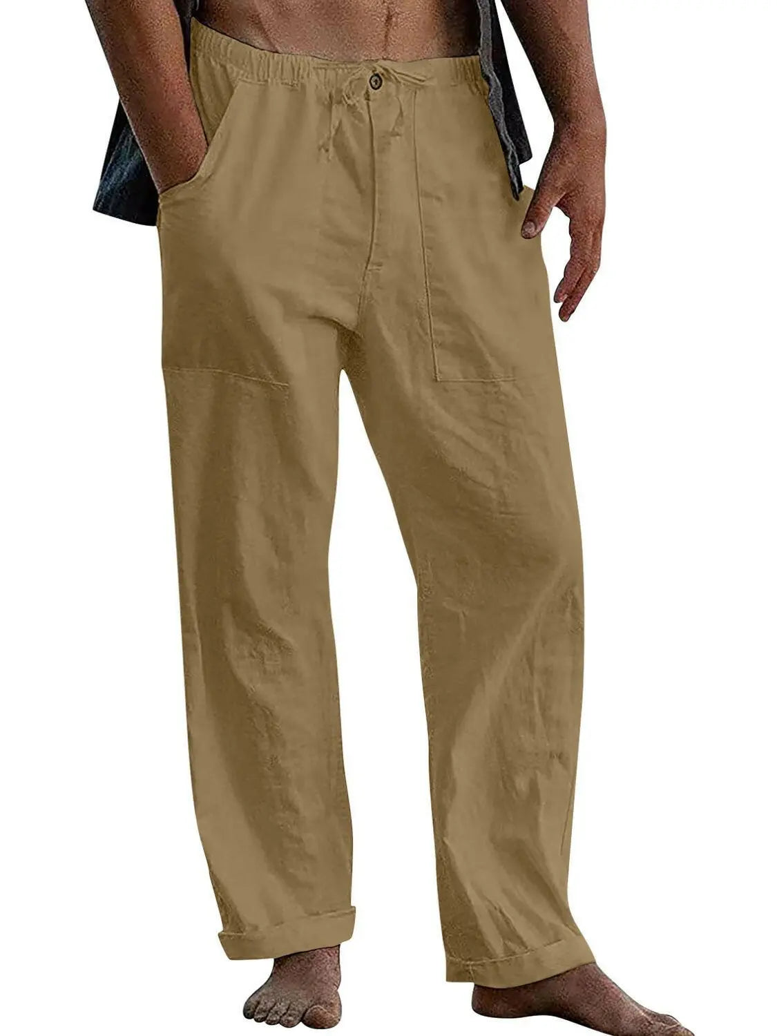 Men's Full Size Loose Fit Pants Plus Size.