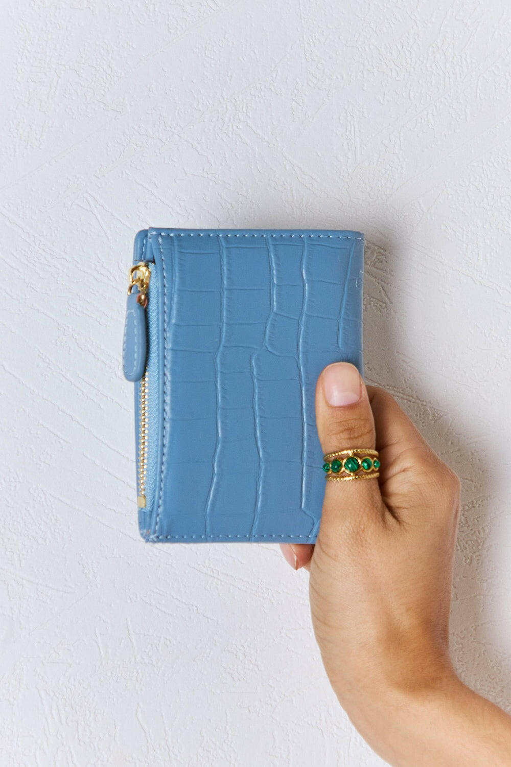David Jones Texture PU Leather Mini Wallet.
