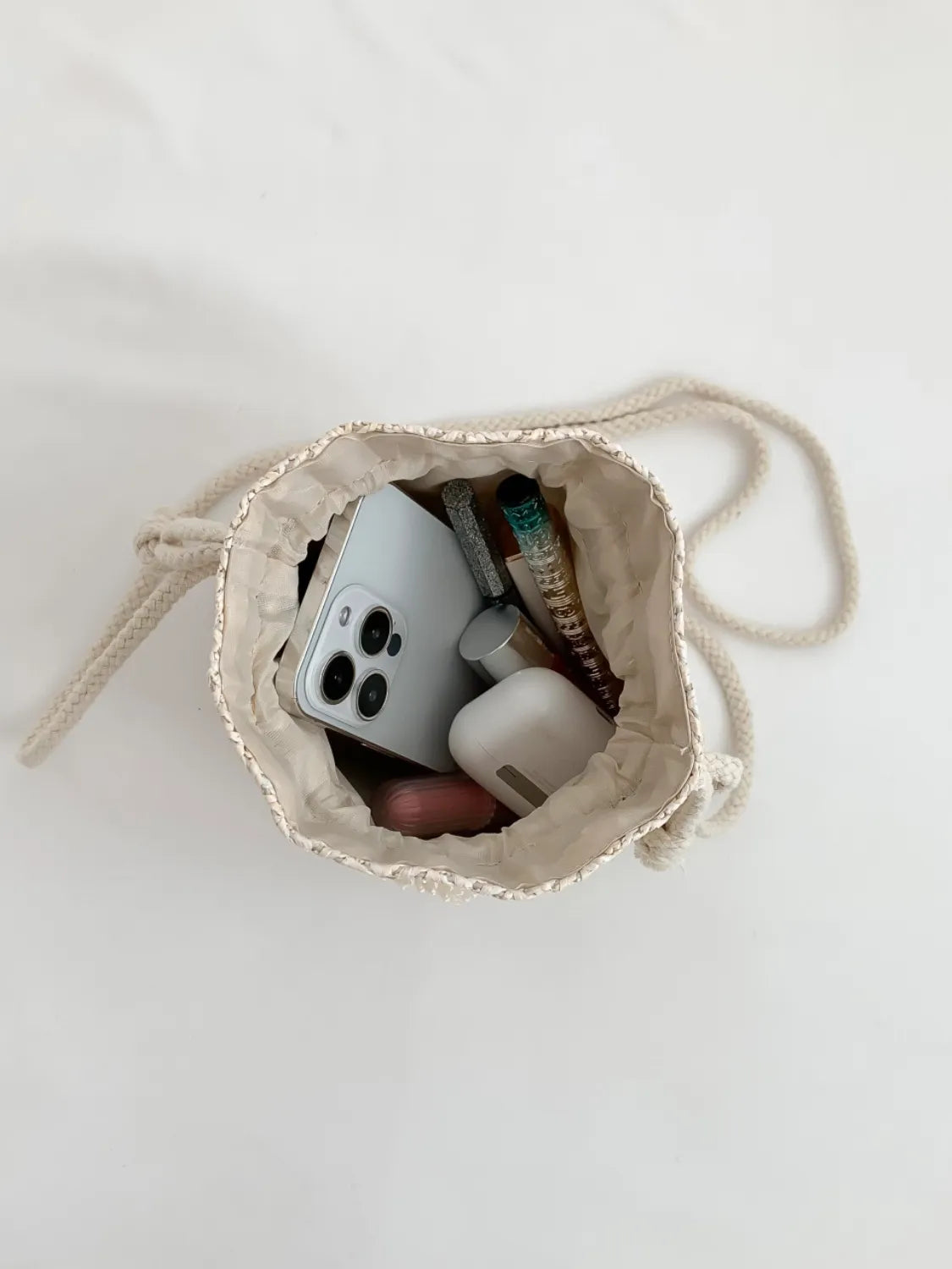 Sunflower Drawstring Bucket Bag.