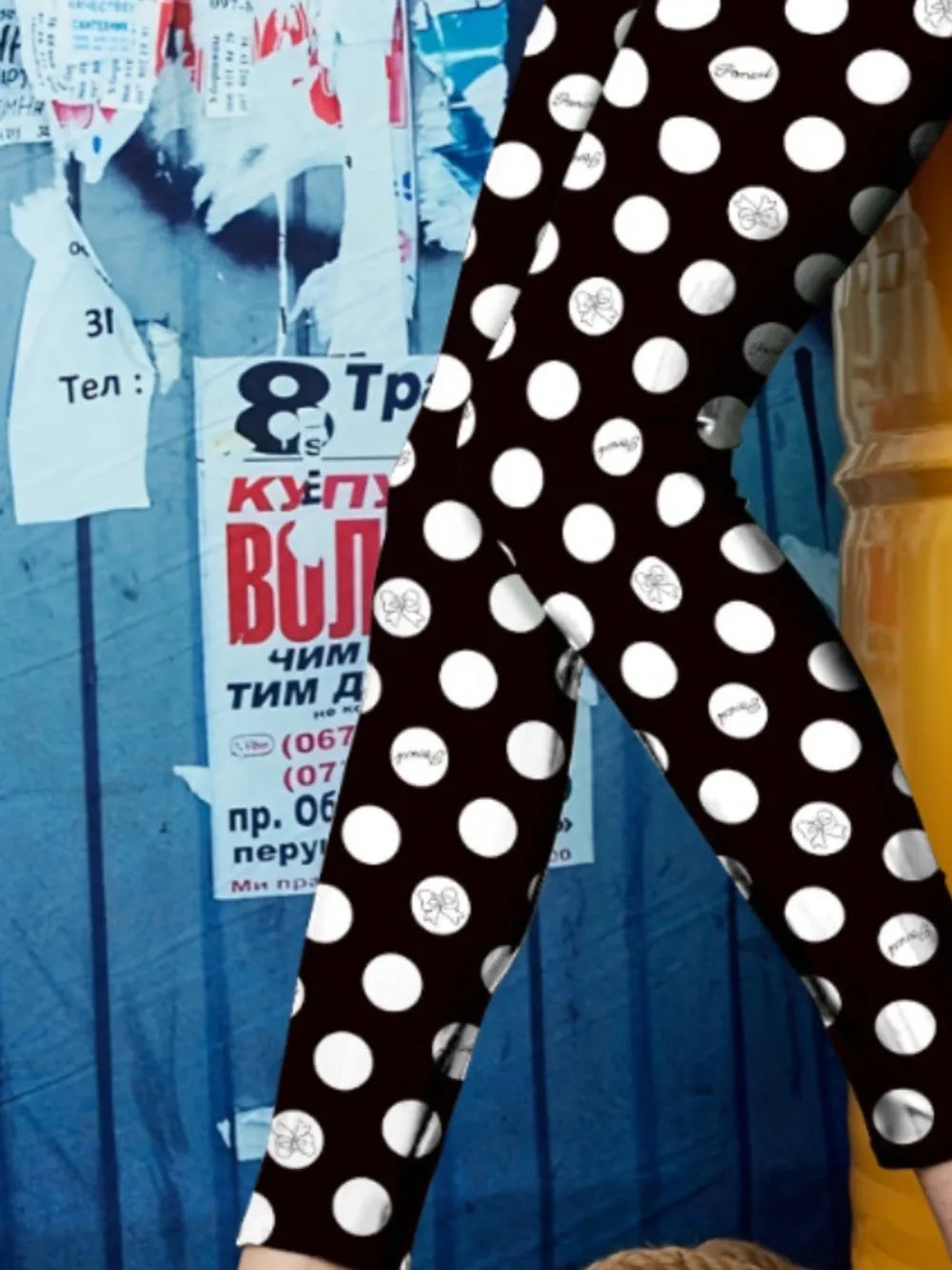 Printed High Waist Skinny Leggings - Premium Leggings from Trendsi - Just $36.72! Shop now at Handbags Specialist Headquarter