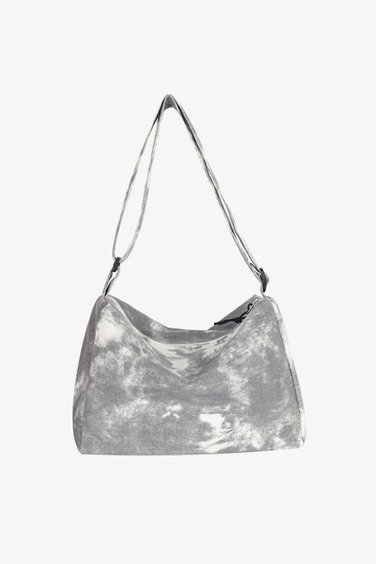 Tie-Dye Canvas Crossbody Bag - Premium handbags from Trendsi - Just $20.99! Shop now at Handbags Specialist Headquarter