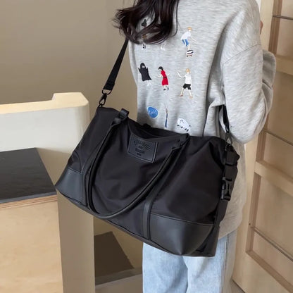 Detachable Crossbody Strap Polyester Travel Bag - Premium travel-bag from Trendsi - Just $44.99! Shop now at Handbags Specialist Headquarter