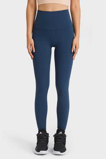 Millennia Ultra Soft High Waist Leggings - Premium Leggings from Trendsi - Just $57.72! Shop now at Handbags Specialist Headquarter