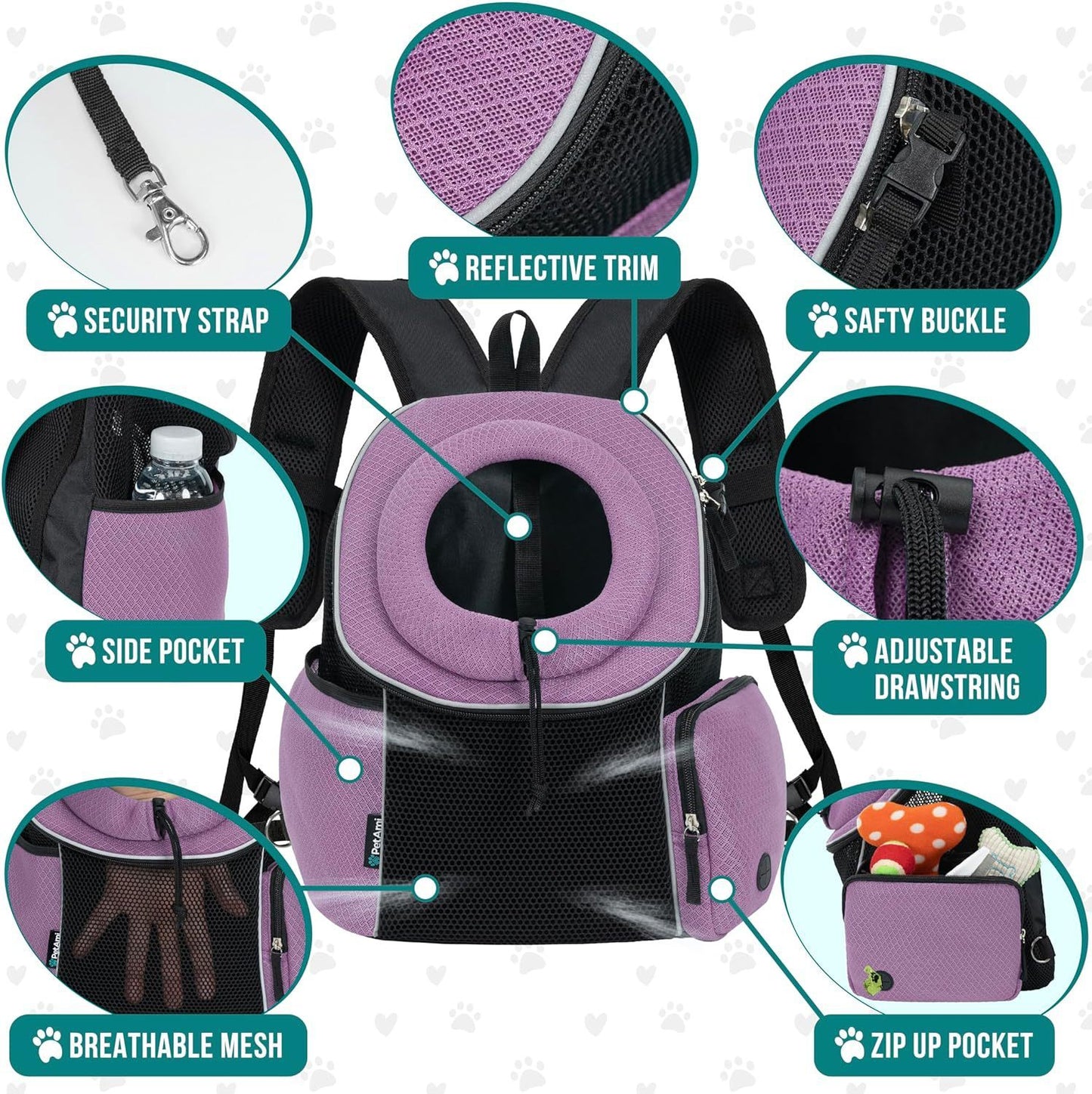 Pawsome Pup Pack: Portable & Breathable Dog Carrier